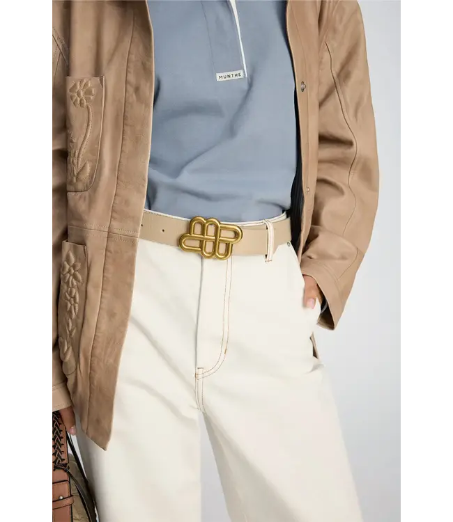 Munthe Latter Belt Beige