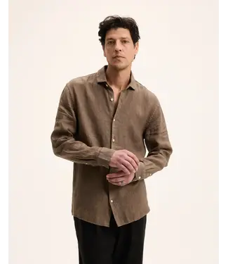 The GoodPeople Copy of Soho linen shirt sand 3000