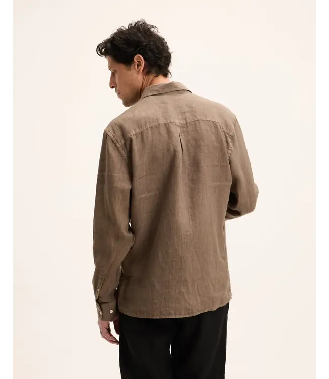 The GoodPeople Copy of Soho linen shirt sand 3000