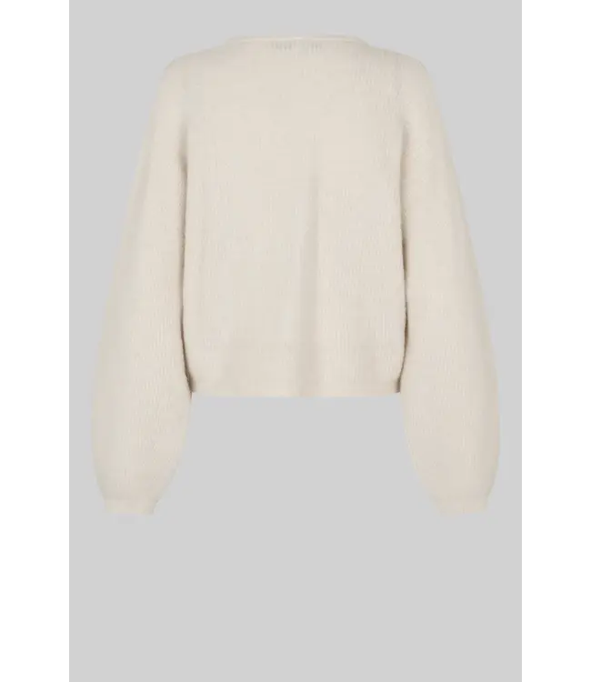 Second Female Gaby wrap knit soft beige