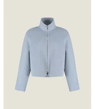 Gianna Wool Jacket Grey Blue