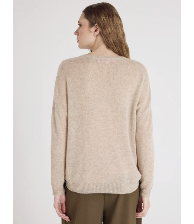 Absolut Cashmere Angelica Pull Longsleeve Col Oatmeal
