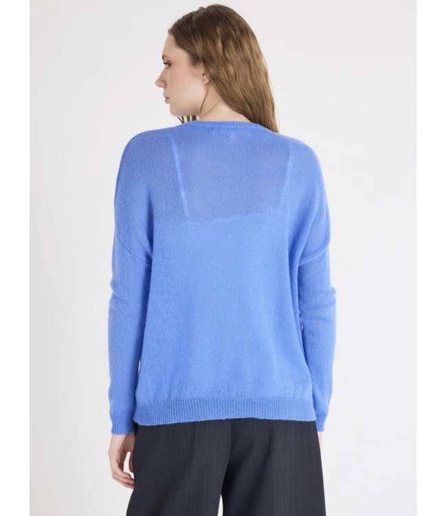 Absolut Cashmere Angelica Pull Longsleeve Col Marina Blue