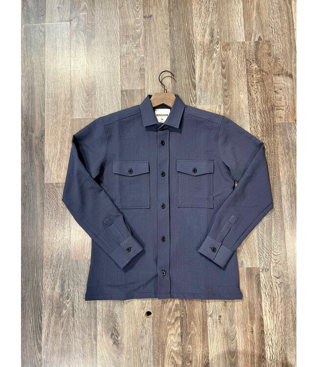 Genti MIDTOWN OVERSHIRT MONOGRAM RELAXED  022