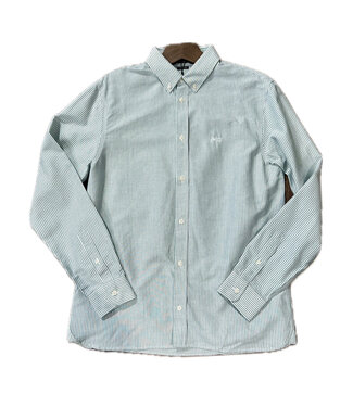 Denham Scissor button down shirt dark green