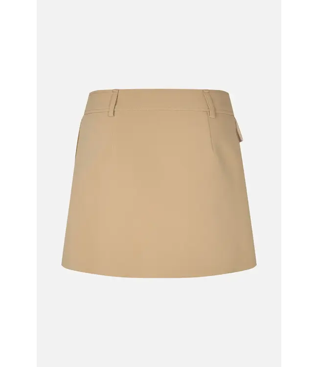 Stine Goya Waistbelt Mini Skirt Ecru
