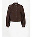 Dante 6 Mindy sheer cropped jacket choclate brown