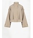 Dante 6 Duana cape cropped trenchcoat sand beige