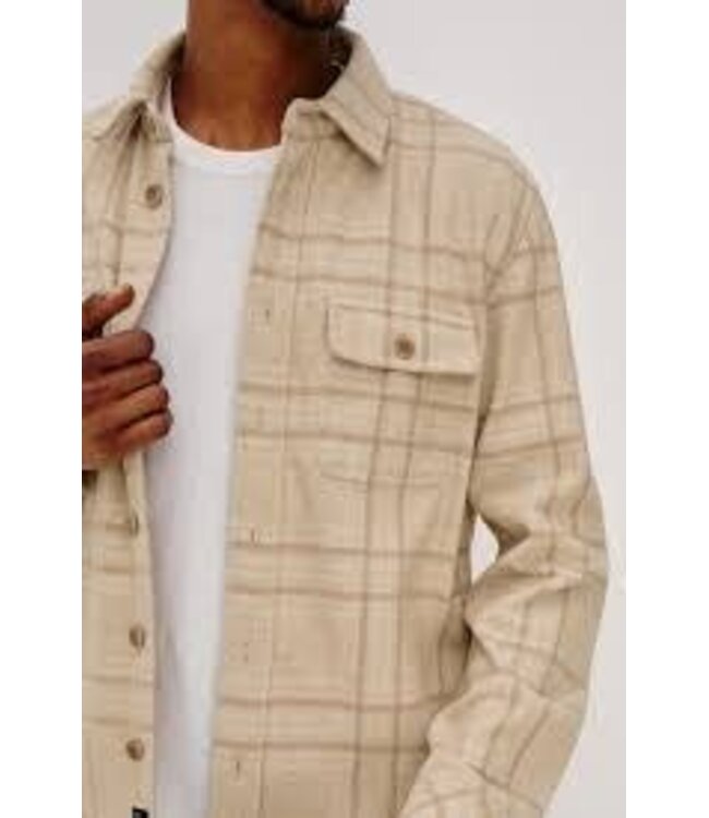 Rails Alder Harvest Wheat overshirt