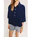 Sacrecoeur Collection Jodie navy shirt blue