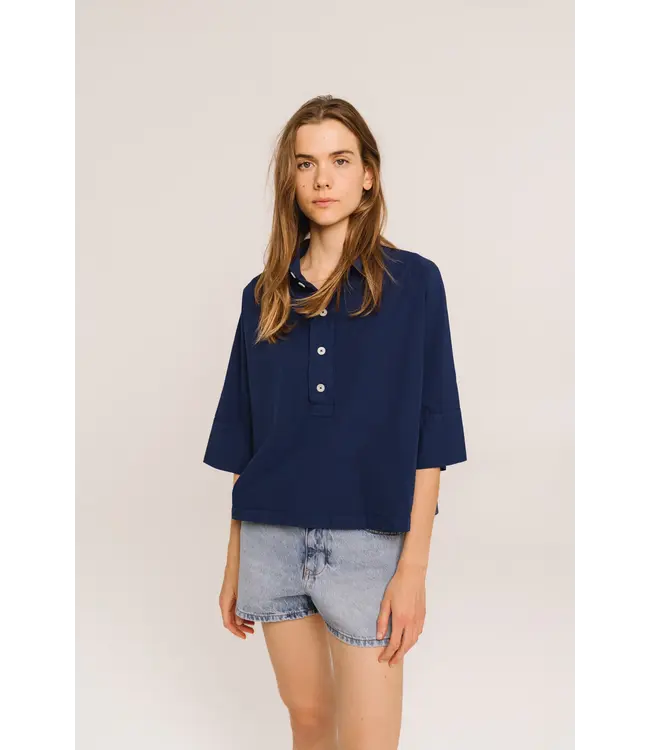 Sacrecoeur Collection Jodie navy shirt blue