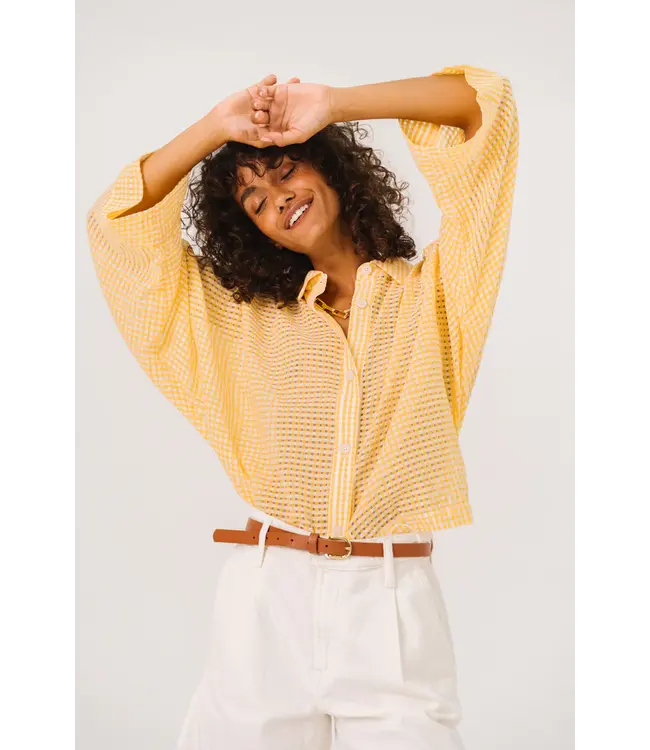 Sacrecoeur Collection Laelia giallo  Blouse jaune