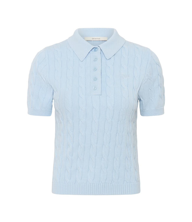 Gestuz GZ Thilla polo pullover  blue finch