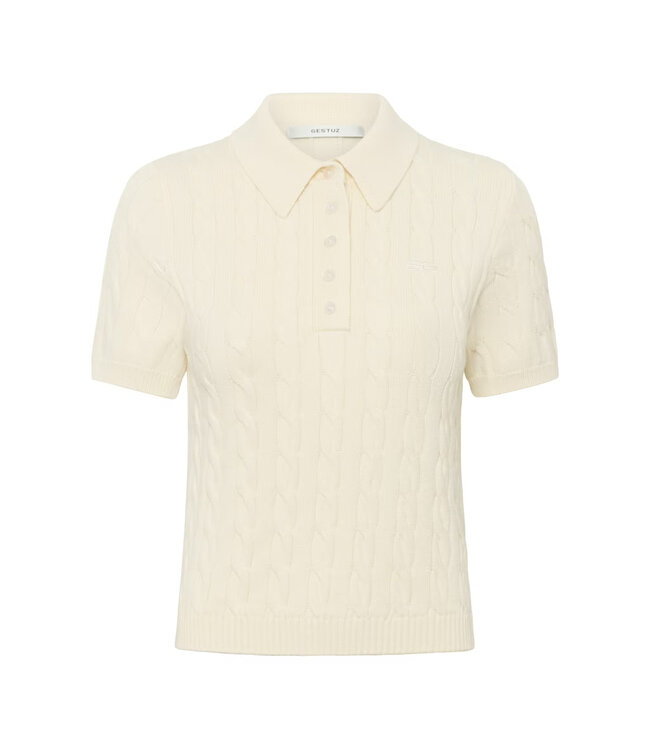 Gestuz GZ Thilla polo pullover  egret