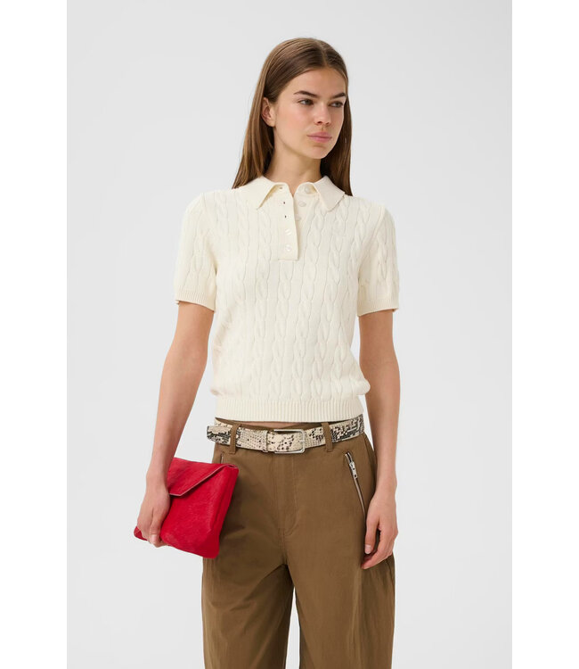 Gestuz GZ Thilla polo pullover  egret