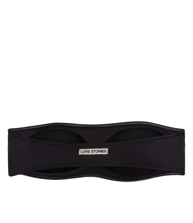 Love Stories Bonnie soft bandeau bralette Black
