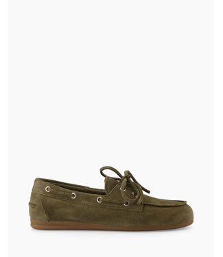 Posa Boat Loafer prushed suede Khaki