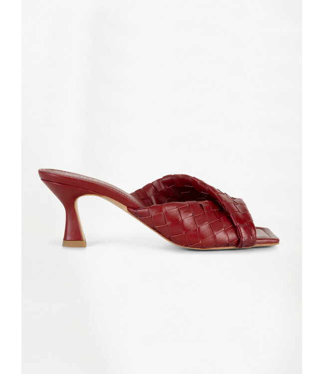 Dante 6 Moyra heeled sandals berry red