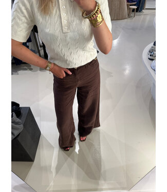 Lois Marlene Linen chocolate