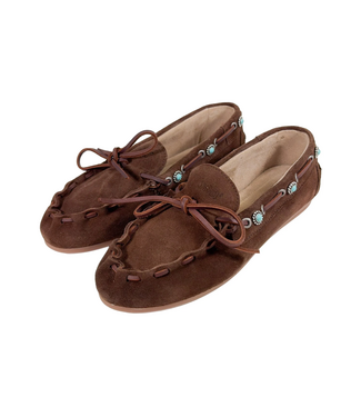 Posa Boat Loafer Western Dark Brown 201