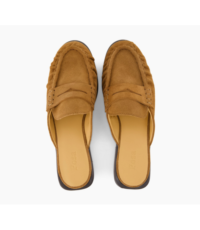 Posa Copy of Boat Loafer Suede Night Blue