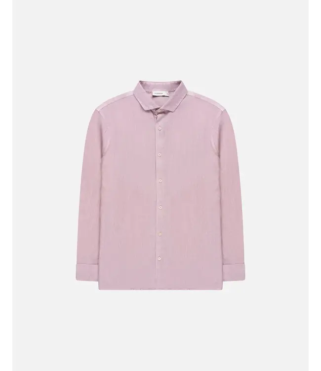 The GoodPeople Soho linen shirt soft mauve 6601