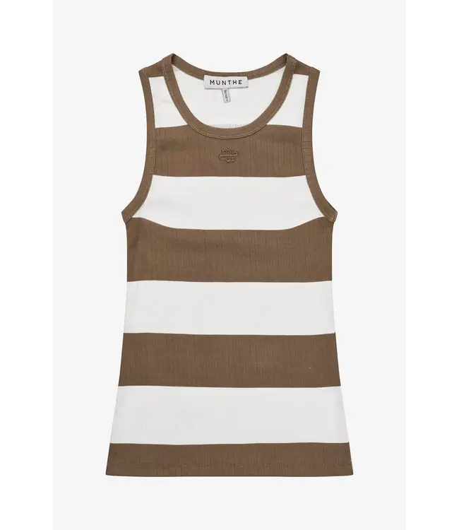 Munthe Tezza Top Stripe Mocca