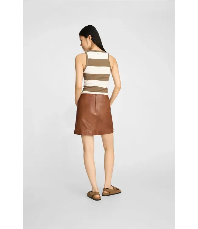 Munthe Tezza Top Stripe Mocca