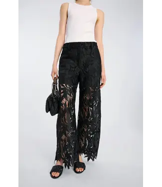 Munthe Byrdos Lace Pants Black