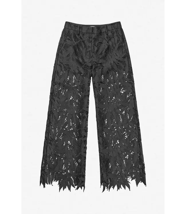 Munthe Byrdos Lace Pants Black