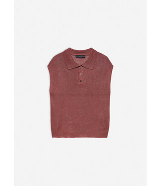 Studio AR Paloma Linnen Top Mahony