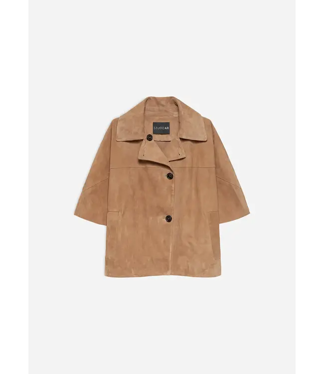 Studio AR Clara Goat Suede Mousse