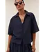 By Bar Kick blouse navy blue