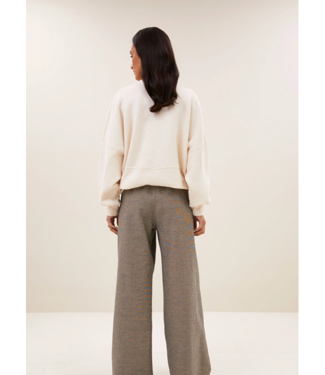 By Bar Malyn Voyage Sweater Oyster Melee