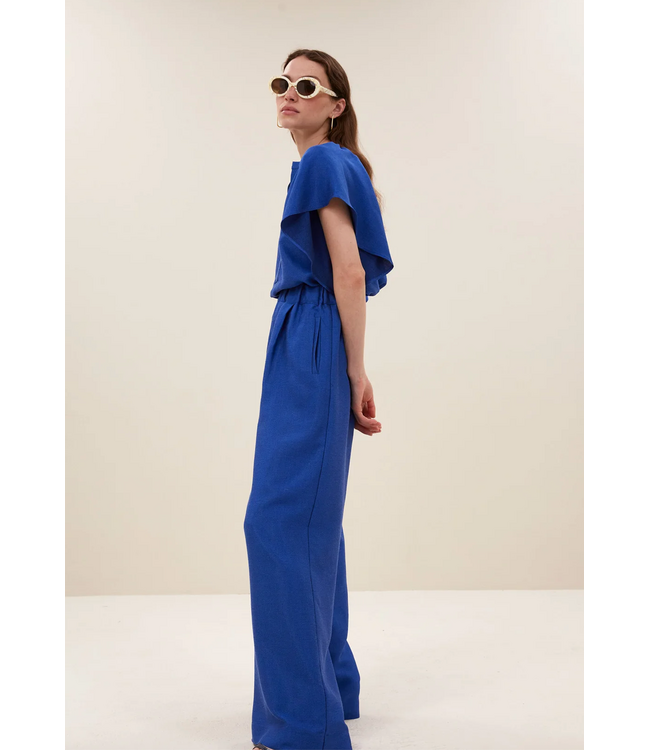 By Bar Celin Gloss Pants Kingsblue