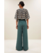 By Bar Celin Stripe Pants vintage green
