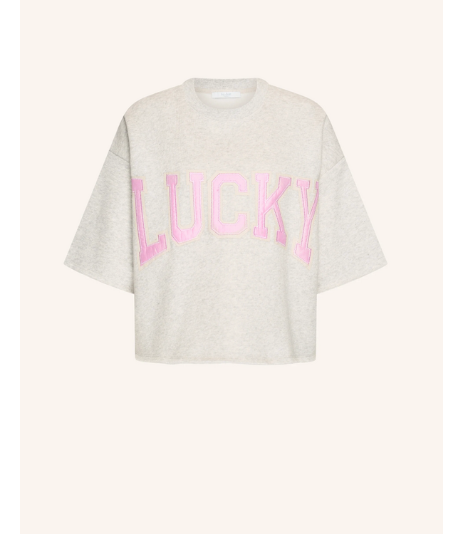 By Bar Willow Lucky Top Light Grey Melee