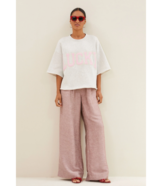 By Bar Willow Lucky Top Light Grey Melee