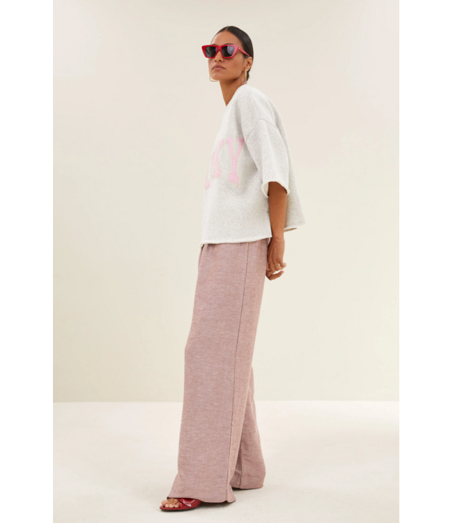 By Bar Willow Lucky Top Light Grey Melee