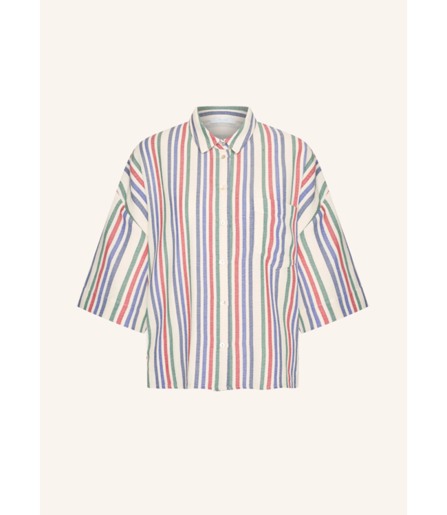 By Bar Pilar Multi Stripe Blouse Multi Stripe