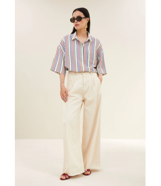 By Bar Pilar Multi Stripe Blouse