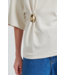 Second Female Enora Brooch tee Soft Beige
