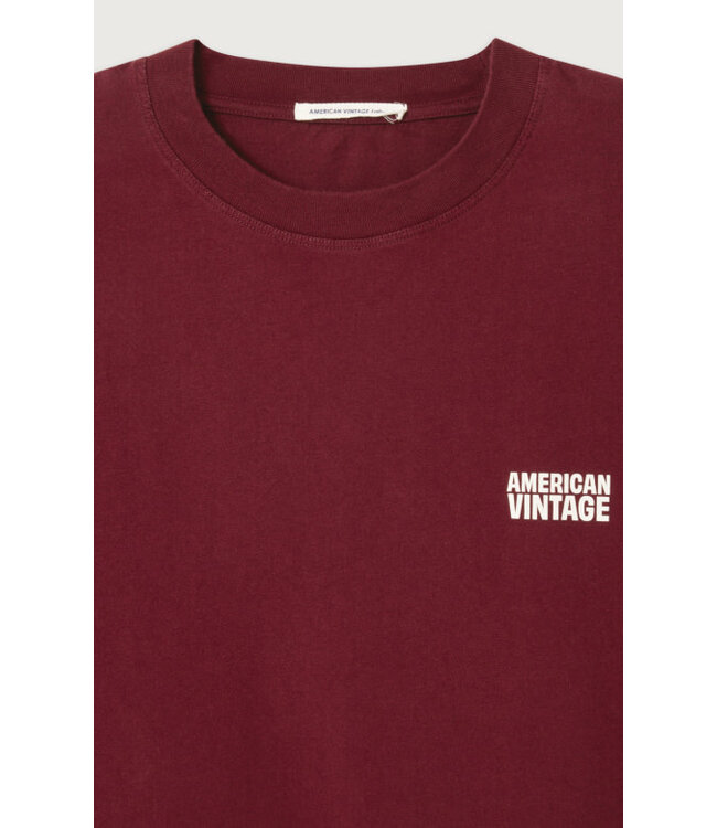 American Vintage Gixy t-shirt acajou