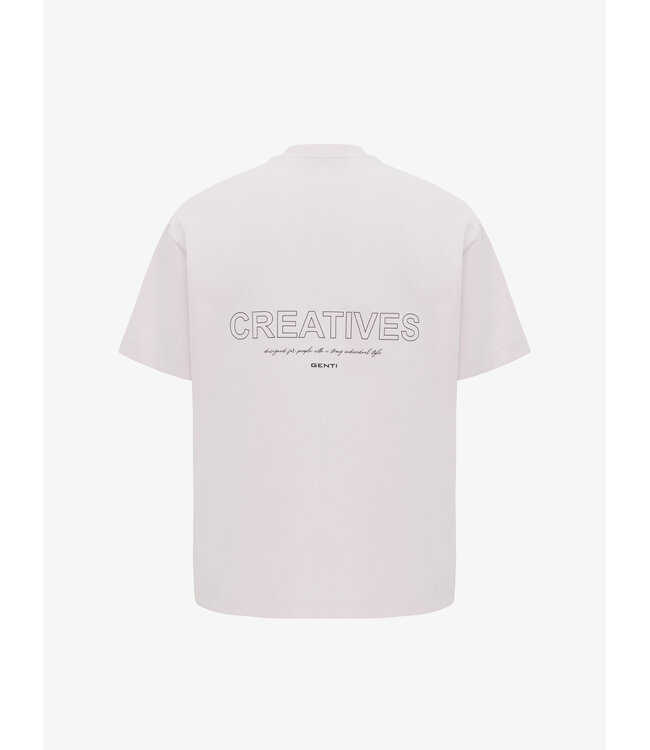 Genti T-SHIRT JERSEY BACKPRINT 088 PINK