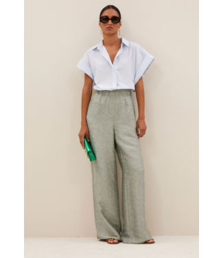By Bar Celin Gloss Pants Light Mint