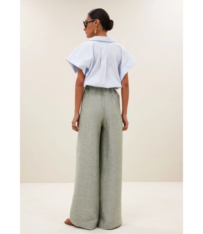 By Bar Celin Gloss Pants Light Mint