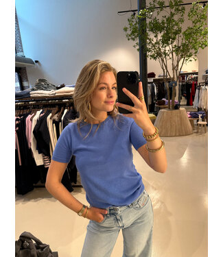 Absolut Cashmere Amelia baby blue top