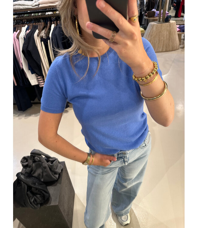 Absolut Cashmere Amelia baby blue top