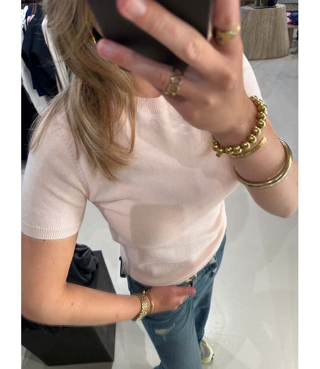 Absolut Cashmere Amelia blush top