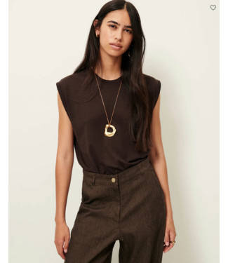 Sessùn Deedoo sleeveless T-shirt Espresso